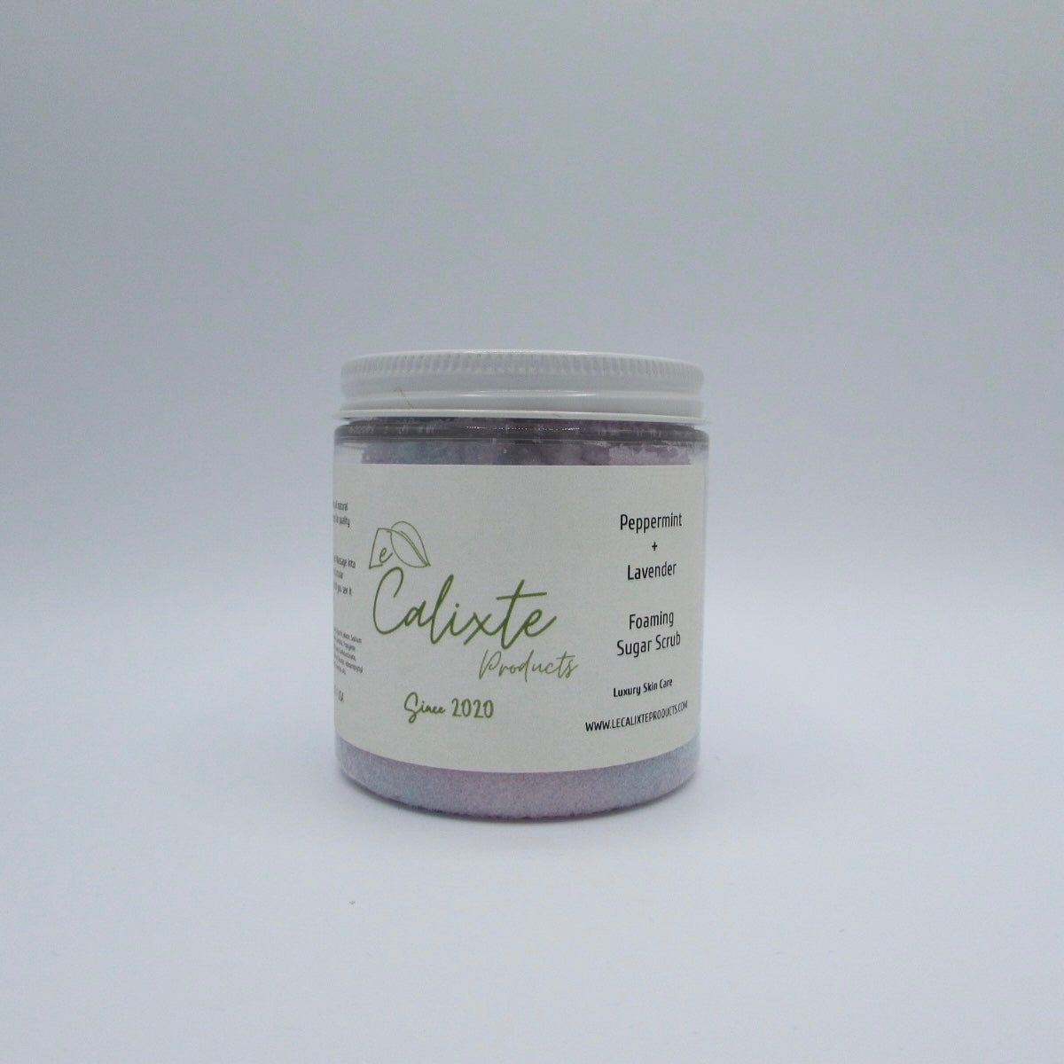 Peppermint + Lavender Foaming Sugar Scrub