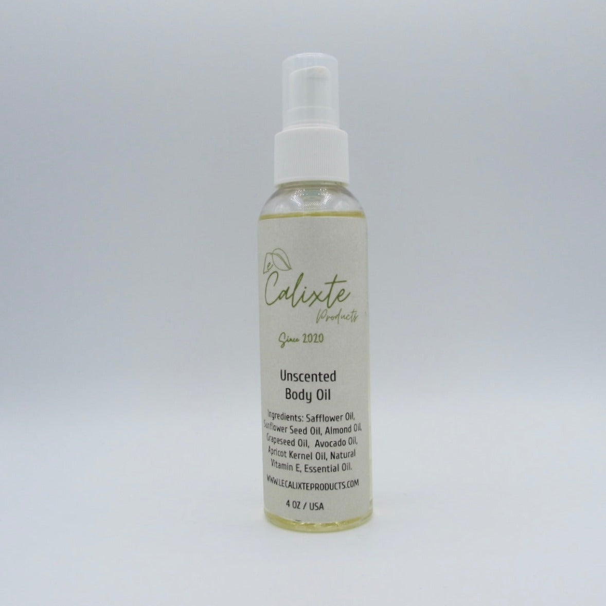 Unscented Body Oil